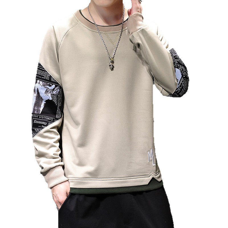 Modisches Herren Sweatshirt mit trendigen Druckdetails