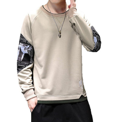 Modisches Herren Sweatshirt mit trendigen Druckdetails