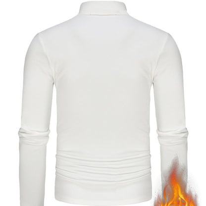 Herren Turtleneck Pullover Atmungsaktiv Langarm Modern