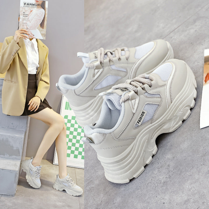 Damen Sneaker Chunky atmungsaktiv mit dämpfender Sohle - BerlinGlamour