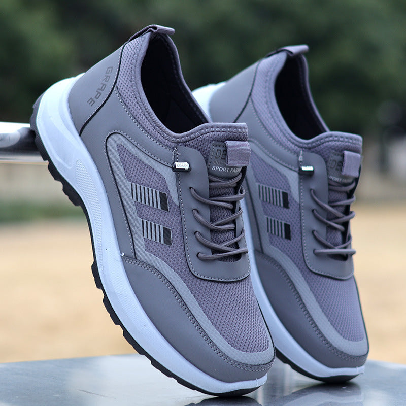 Damen Sneaker Sportlich Atmungsaktiv Weiße Laufschuhe