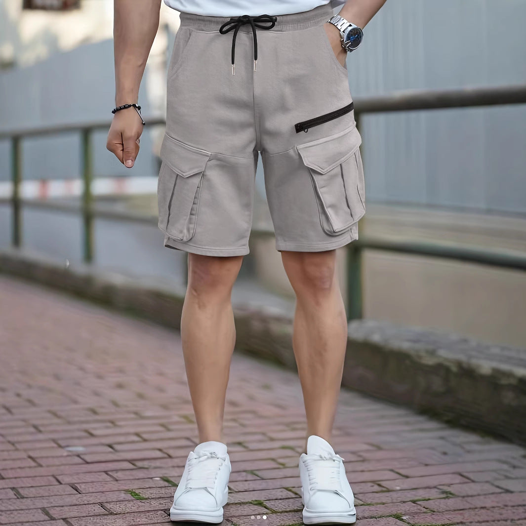 Herren Cargo Shorts Funktionale Mehrfachtaschen Shorts