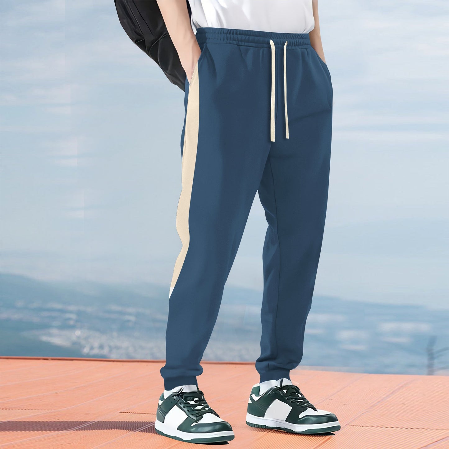 Herren Sportfreizeithosen Modern Schnitt Slim Fit