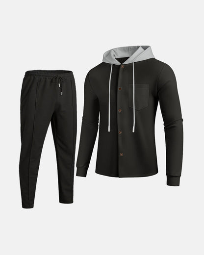 Herren Hoodie Kapuze Freizeitjacke Sportlich Modern