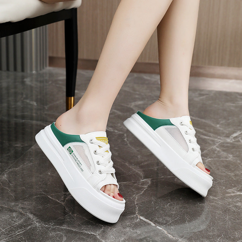 Damen Sneaker Slip-On Atmungsaktiv Sportlich
