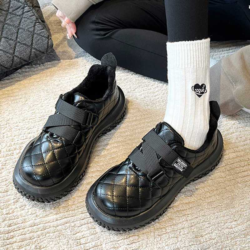 Damen Sneaker Bequem Gefüttert Elastisch Schwarz