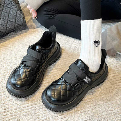 Damen Sneaker Bequem Gefüttert Elastisch Schwarz