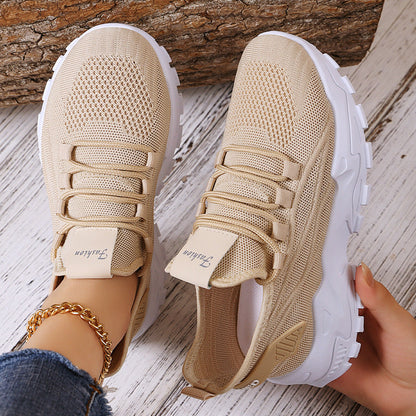 Damen Sneaker Sportlich Mesh Leicht - BerlinGlamour