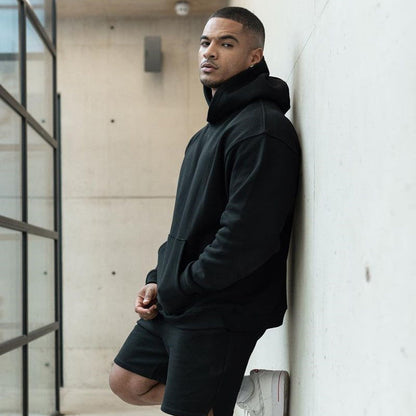 Herren Kapuzenpullover Weich Baumwolle Bequem