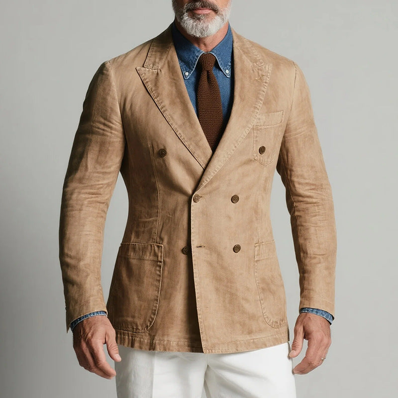 Herren Blazer Leinen Modern Elegant - BerlinGlamour