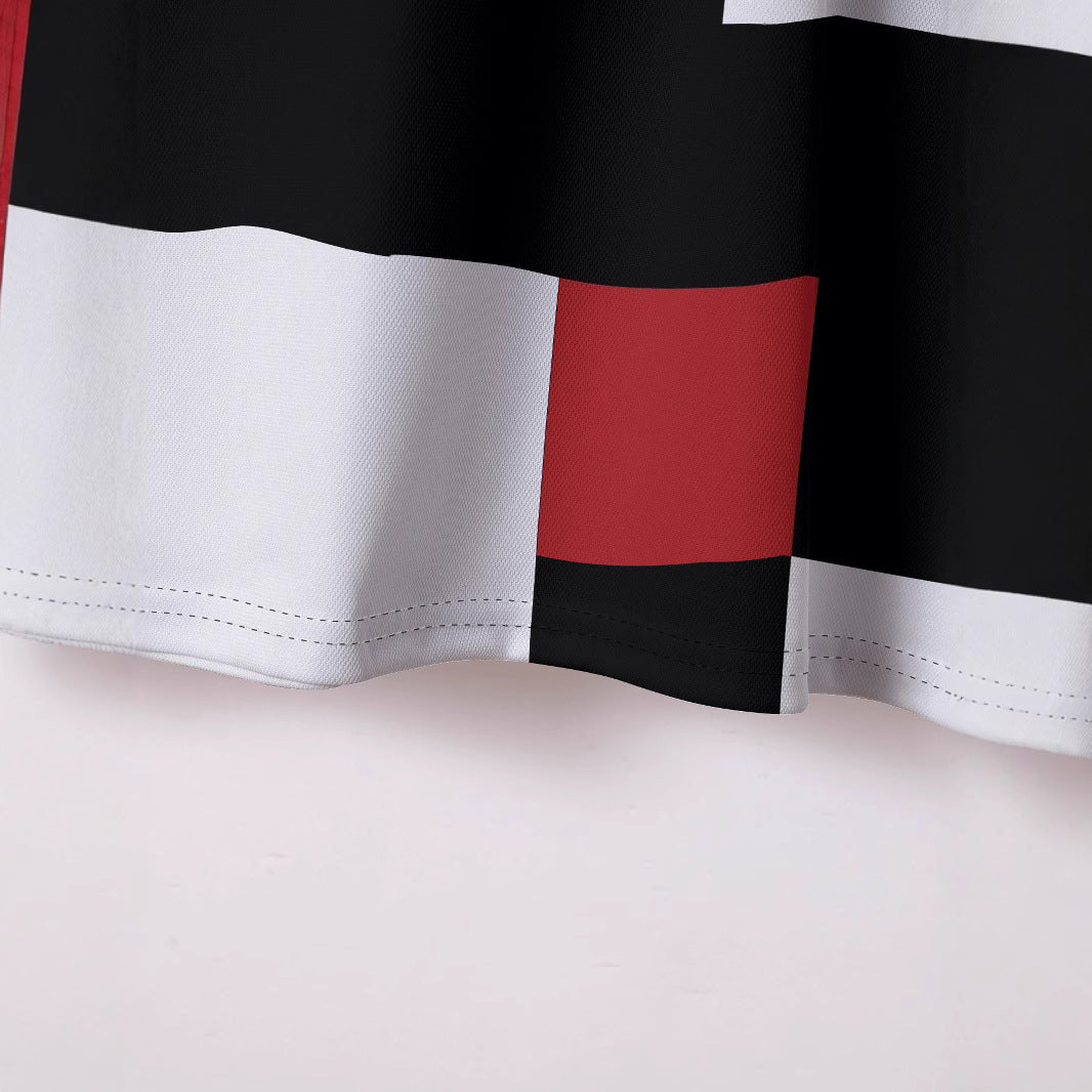 Herren Poloshirt Modern atmungsaktiv Blockdesign