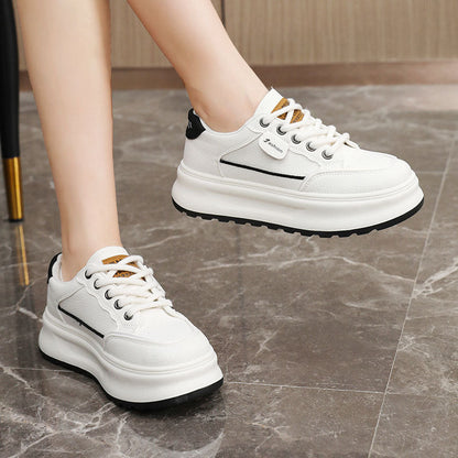 Damen Sneaker Chunky Sportlich Hoch Sohle Atmungsaktiv