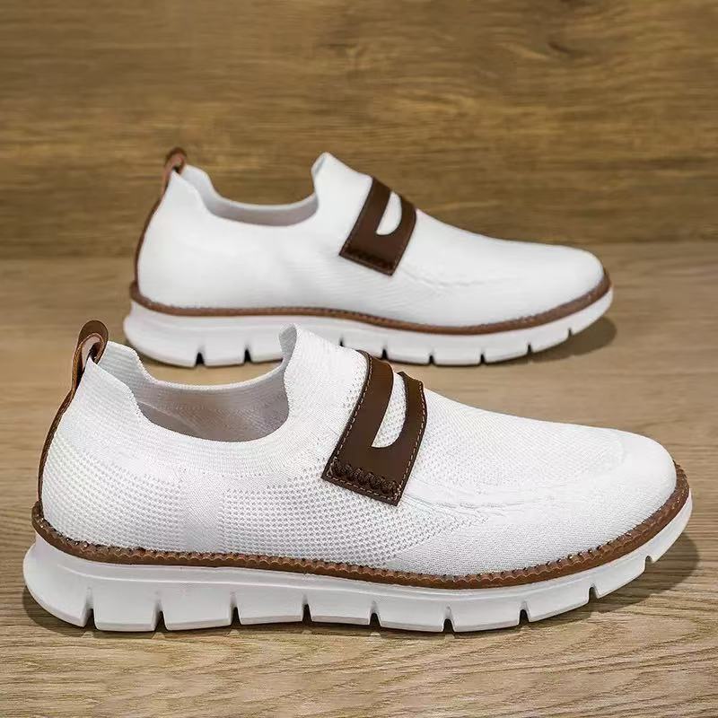 Damen Slip-On Schuhe Bequem Elastisch Rutschfest