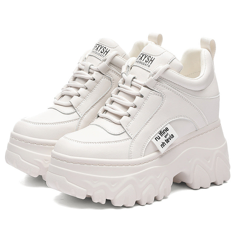 Damen Sneaker Chunky Komfort Schuhe Große Sohle