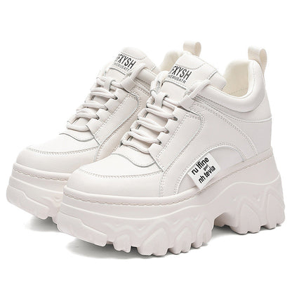 Damen Sneaker Chunky Komfort Schuhe Große Sohle