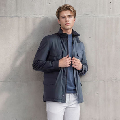 Herren Outdoor Jacke Praktisch Vielseitig Mit Taschen