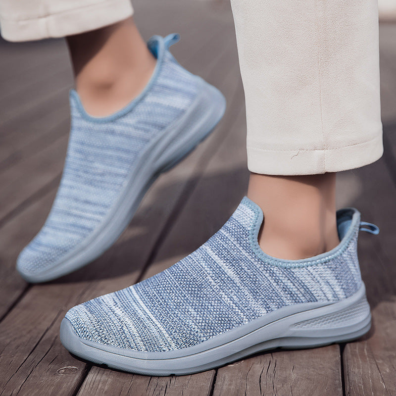 Damen Laufschuhe Bequem Slip-On Sneaker Modisch