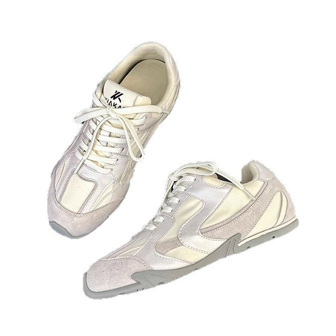 Damen Sneaker Sportlich Atmungsaktiv Luxus Wildleder