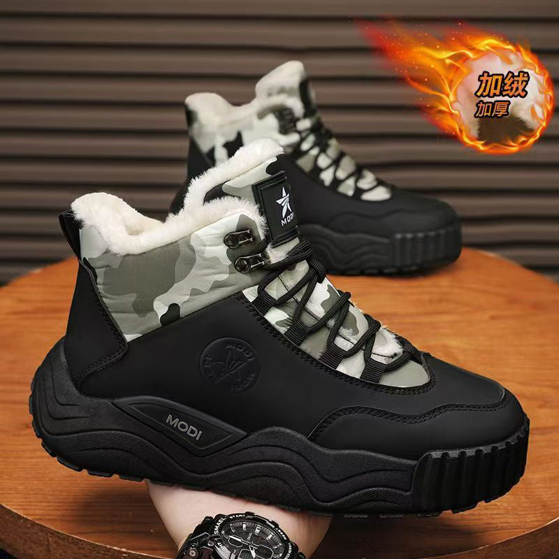 Wanderstiefel Damen Warm Gefüttert Winterstiefel