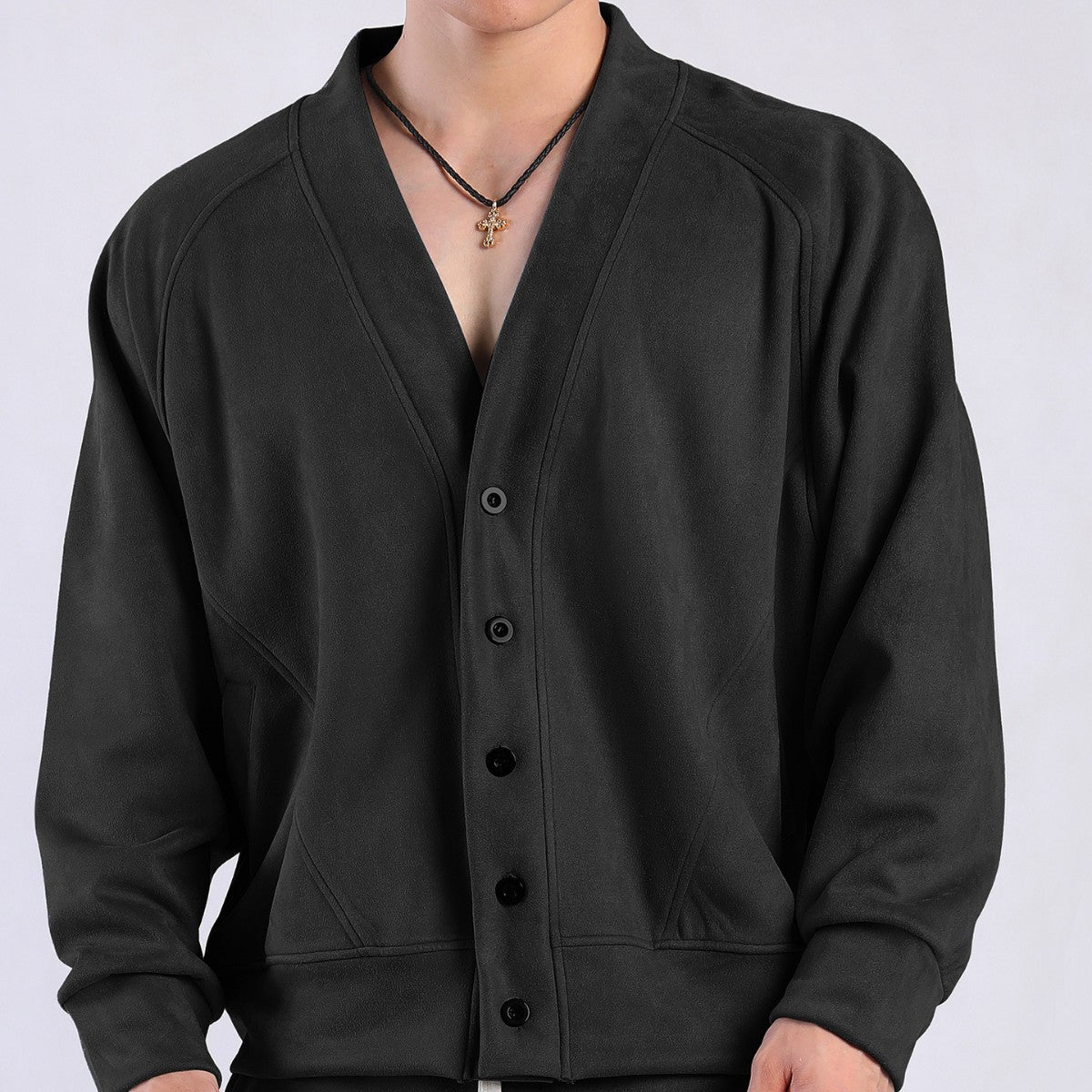 Herren Kapuzenjacke Modern Weich Innenfutter Berlin Style