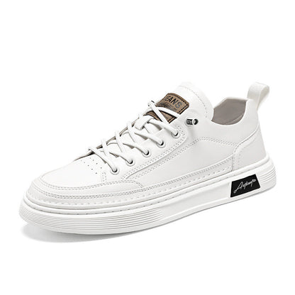 Damen Sneaker Weiches Leder Bequem Modisch