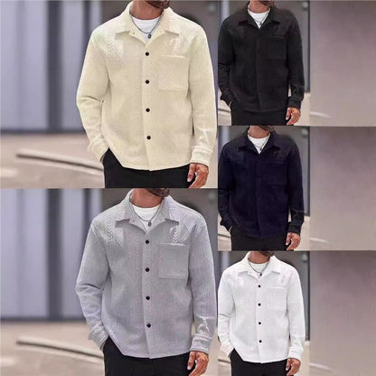 Herren Freizeitjacke Strukturiert Stadtstyle - BerlinGlamour