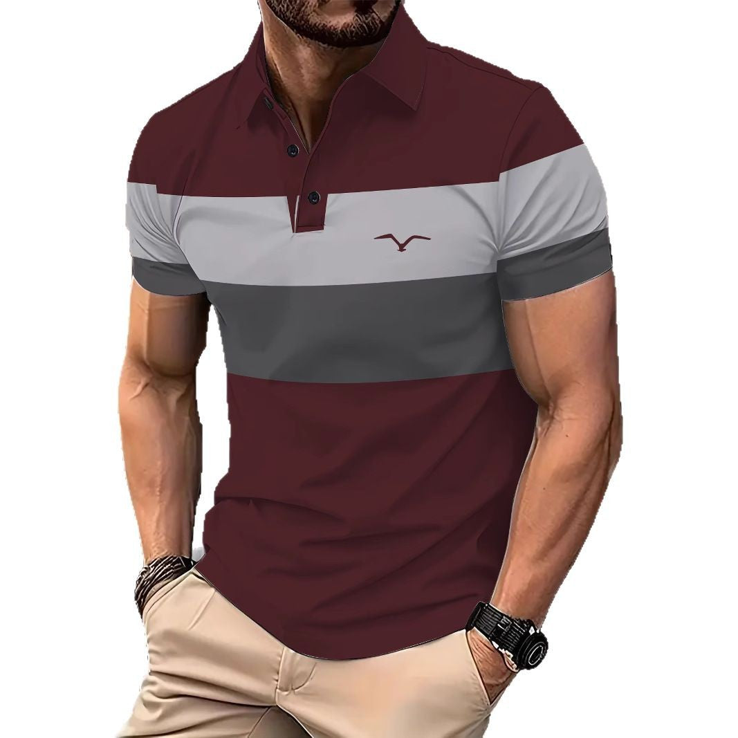 Herren Poloshirt Kurzarm Farbenfroh Modern Berlin
