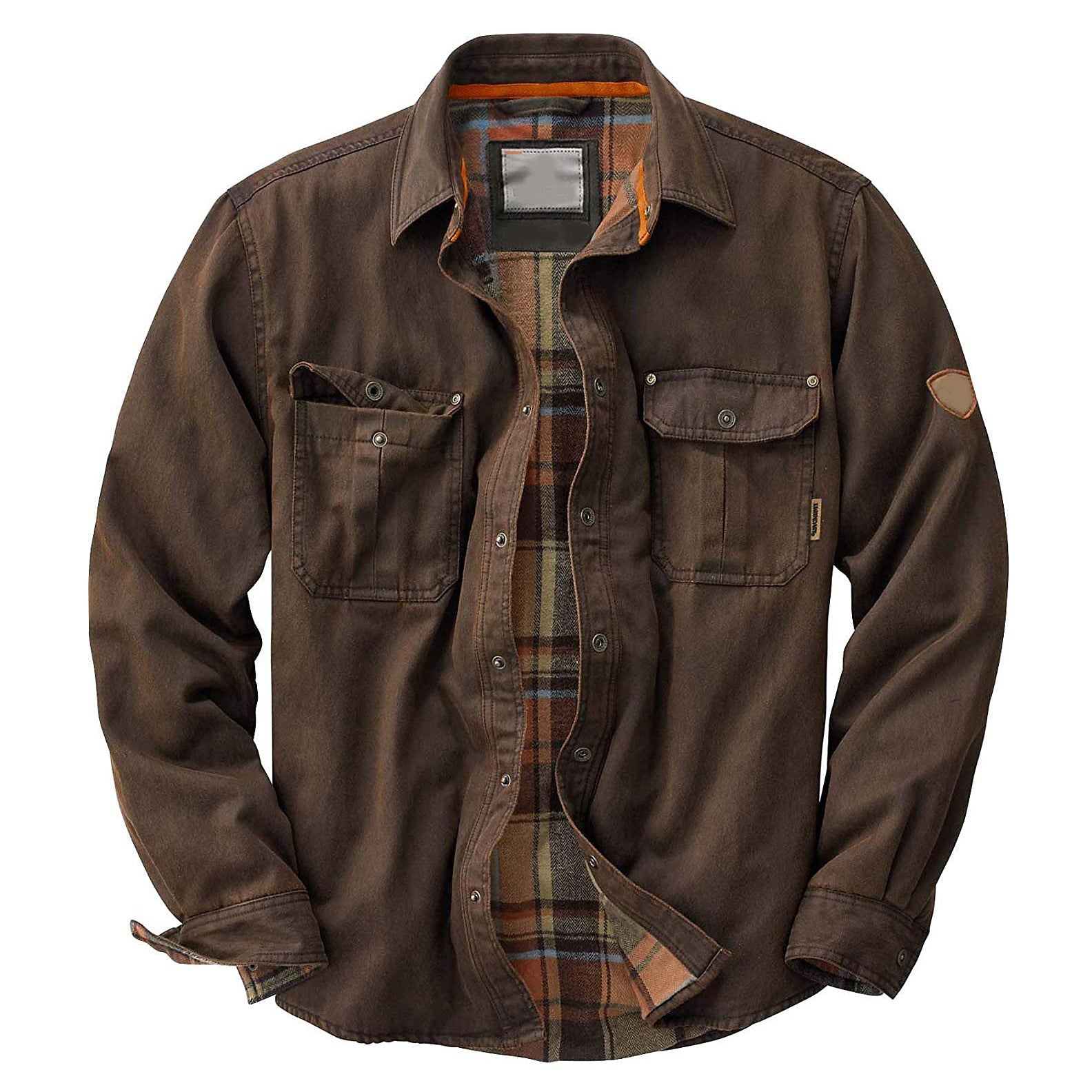 Herren Hemdjacke kariert mit Brusttaschen Modern - BerlinGlamour