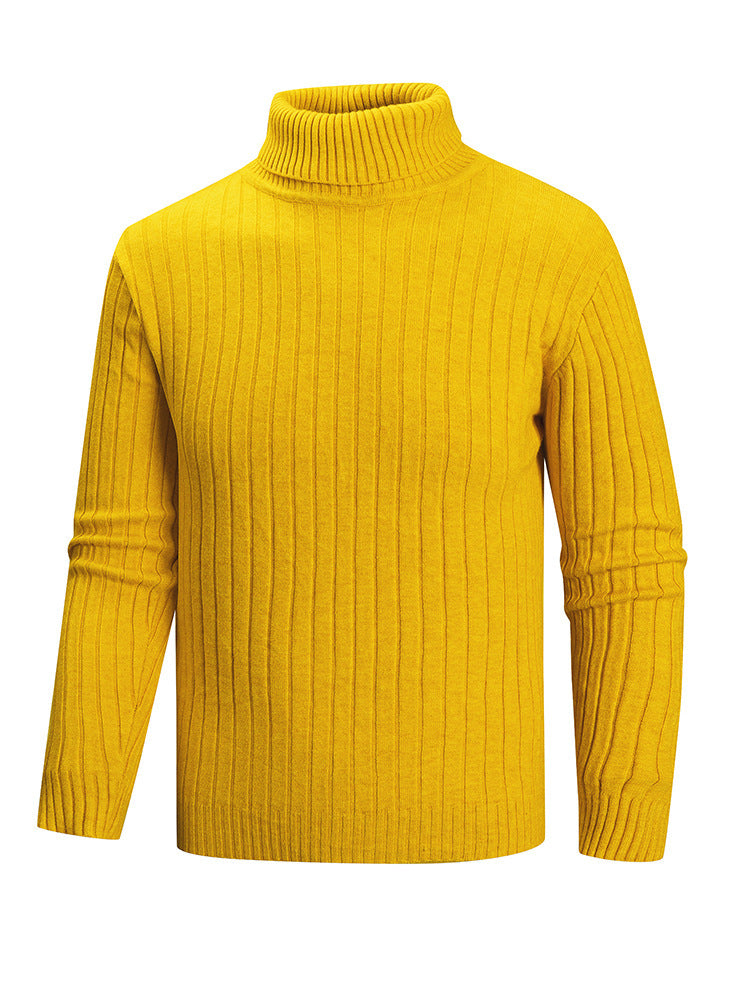 Herren Pullover Rollkragen Feinstrick Modern Style