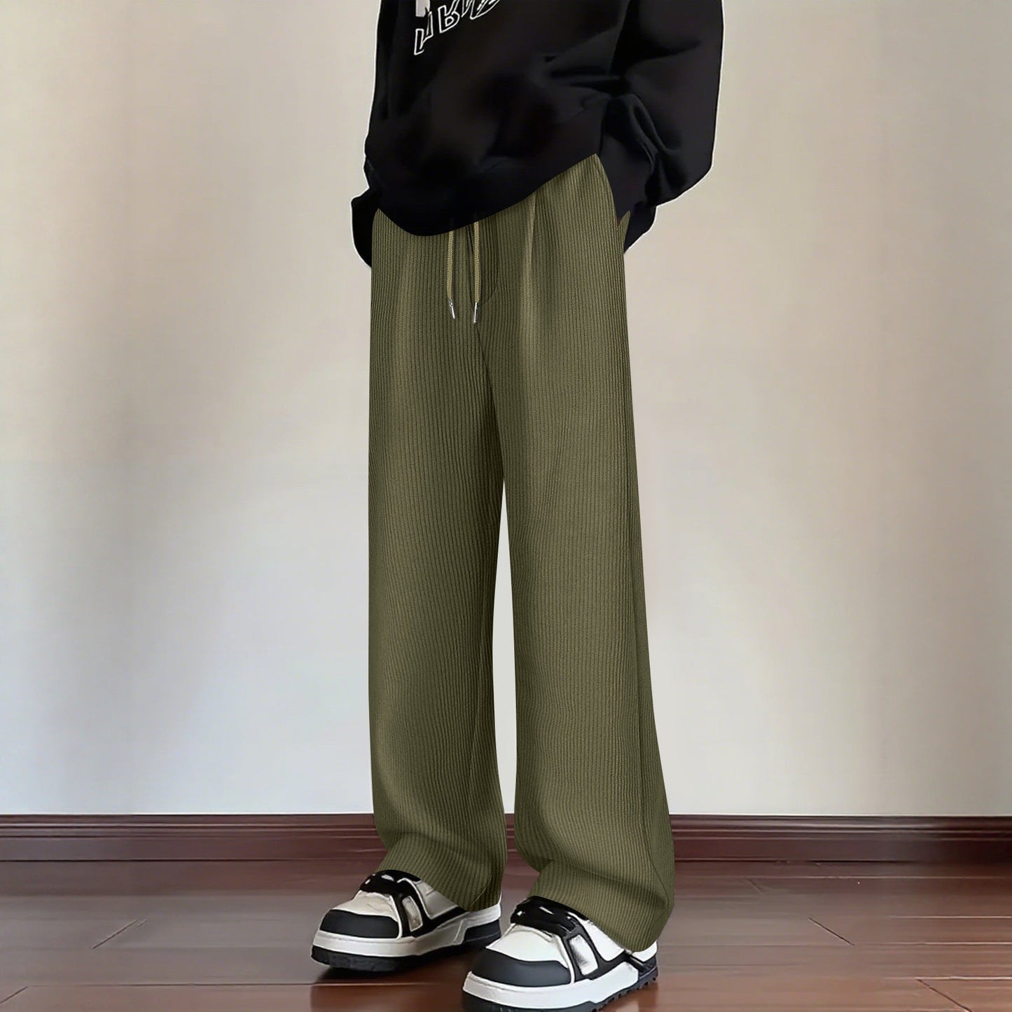 Herren Ripp-Hose Elegant Weich Schmal