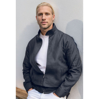 Herren Steppjacke Lässig Modern Mit Hochem Kragen
