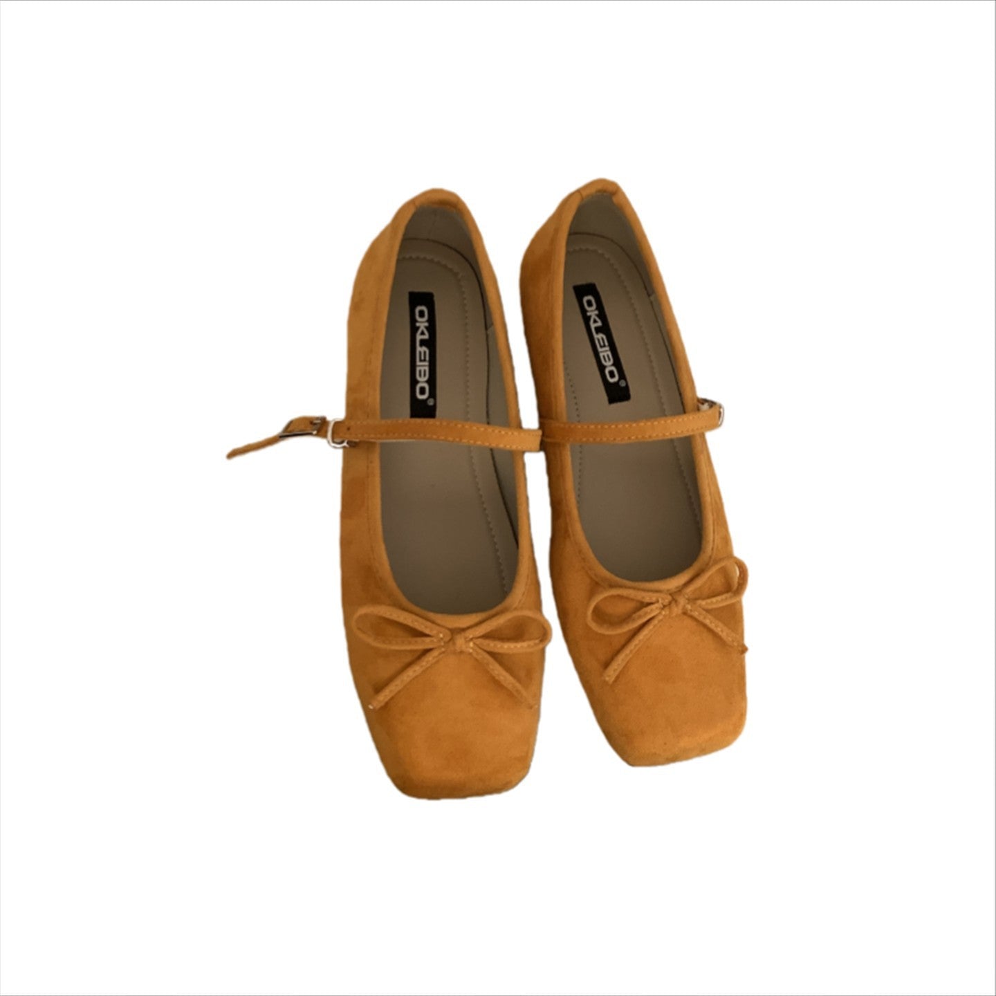 Damen Ballerinas Blumenmuster Elegant mit Riemen