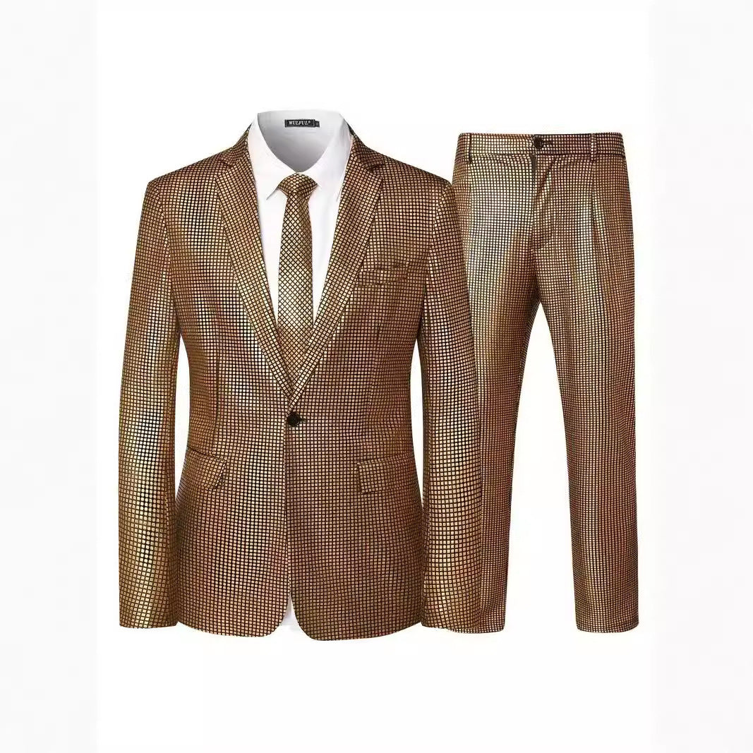 Herren Anzug Set Glitzernd Elegant Party - BerlinGlamour