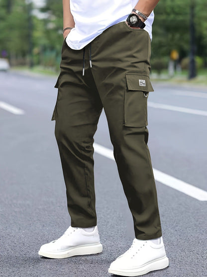 Herren Cargo-Hosen Modern Praktisch Vieltaschen