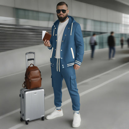 Herren Sportset Functional mit Kapuze und Taschen
