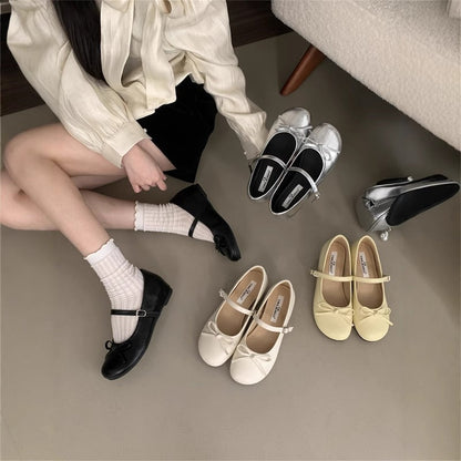 Damen Ballerinas Elegante Riemchen Schuhe für Frauen