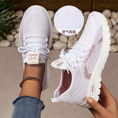 Damen Sport Sneaker Atmungsaktiv Bequem Laufschuhe