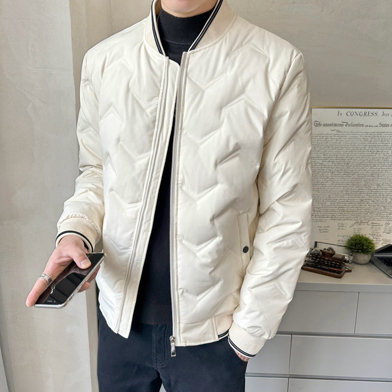 Herren Steppjacke Warm Gesteppt Modern