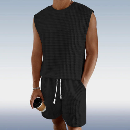 Herren Sport-Set Elastisch Modern mit Strukturdesign