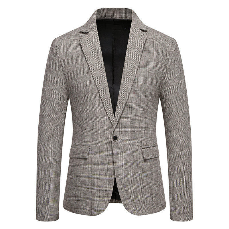 Herren Blazer Herringbone Elegant Slim Fit