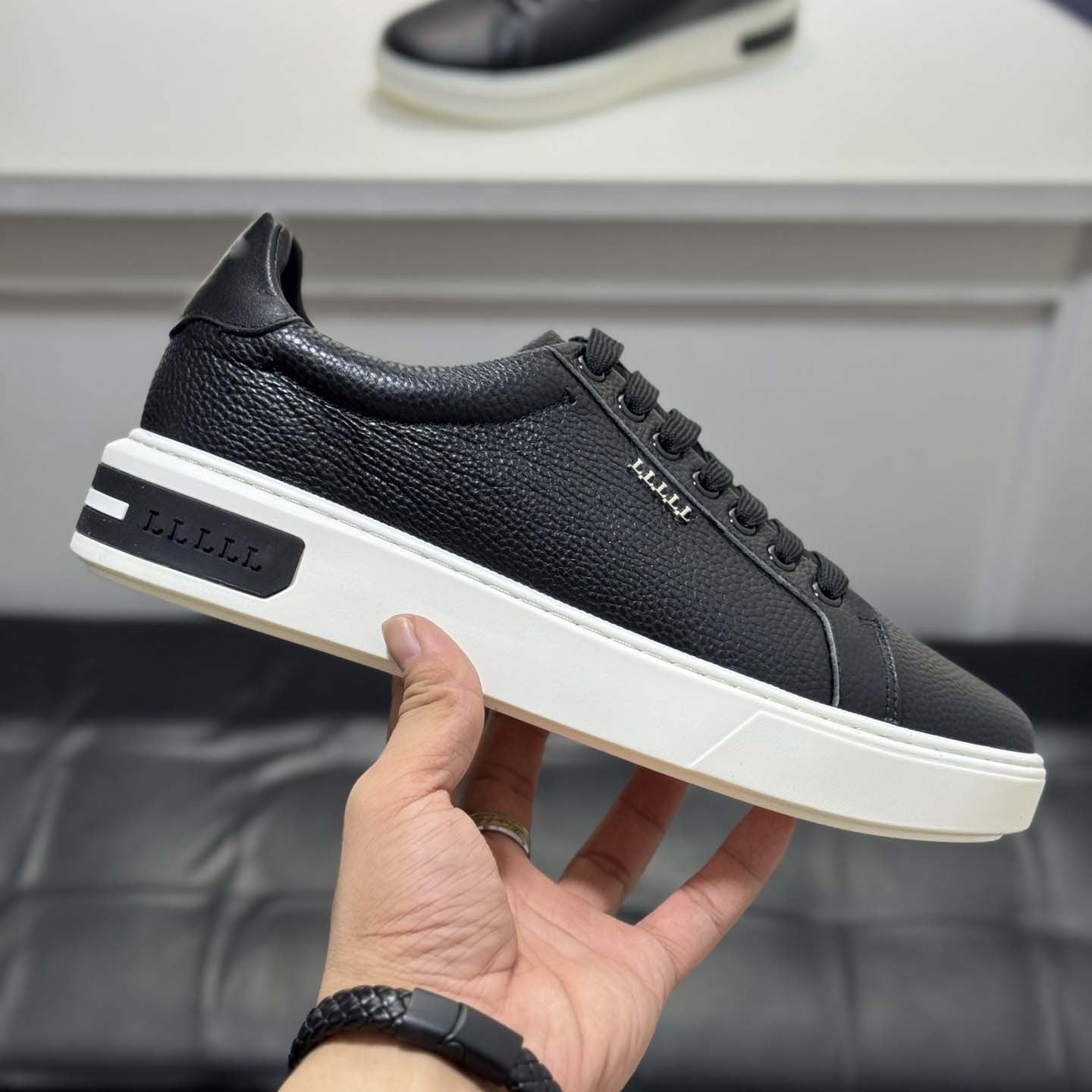 Damen Sneaker Sportlich Premium Komfortabel Schwarz