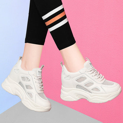 Damen Laufschuhe Bequem Atmungsaktiv Mesh Sneaker Sport