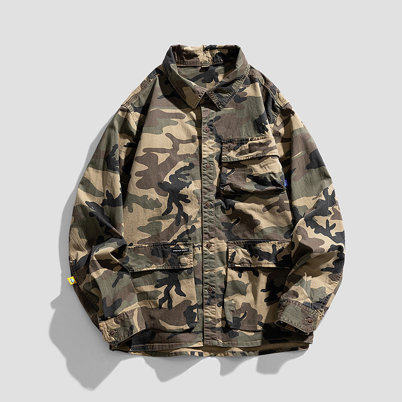 Herren Camo-Jacke Militärstyle Outdoor