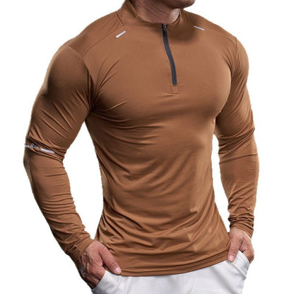 Herren Langarmshirt Sportlich Funktionell