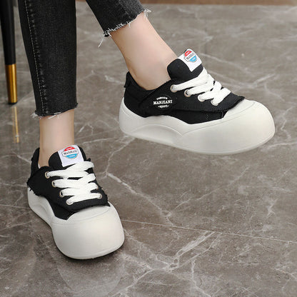 Damen Sneaker Sportlich Strapazierfähig mit Gummisohle