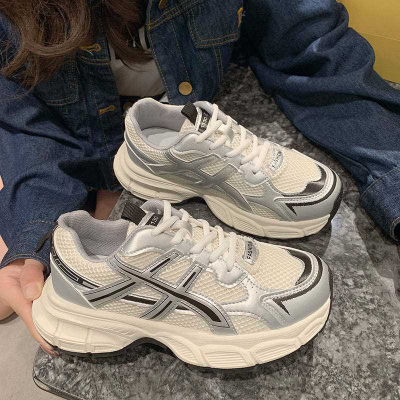Damen Sneaker Sport Mesh atmungsaktiv Komfort Sohle - BerlinGlamour