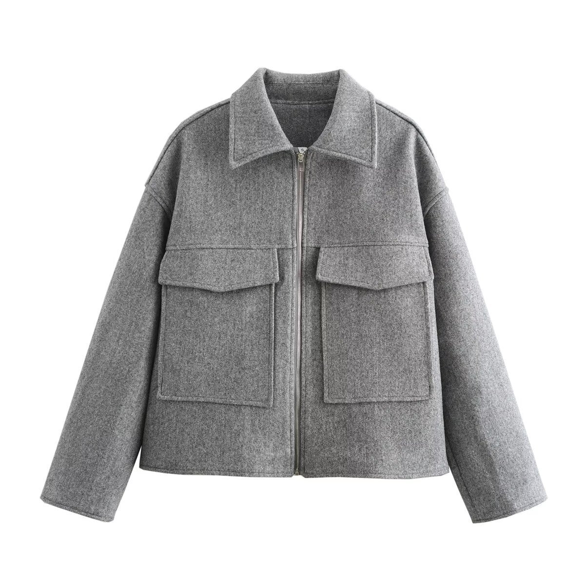 Wärmeisolierte Damen Winterjacke Isolierende Overshirt