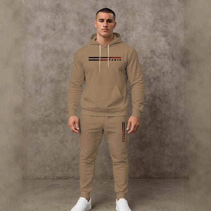 Herren Sportanzug Jogginganzug Mit Taschen Funktionell Modern - BerlinGlamour