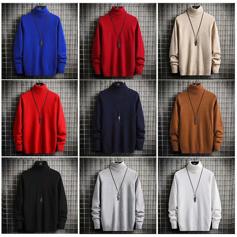 Herren Rollkragenpullover Weich Wolle Bequem - BerlinGlamour