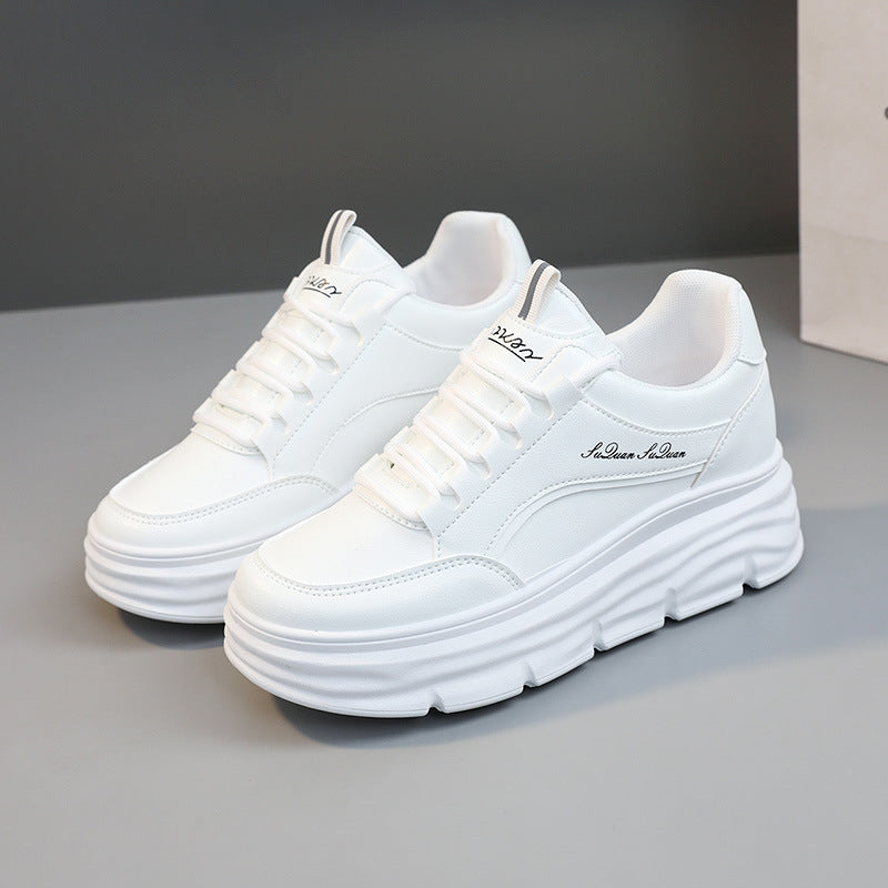 Damen Sneaker Plateau Komfortabel Flexibel Moderne Mode